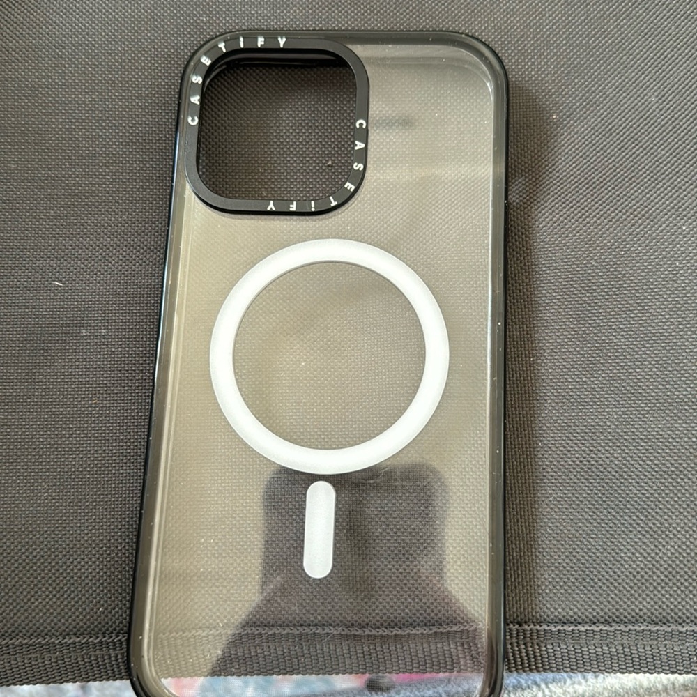 Casetify clear iPhone 15 pro max case